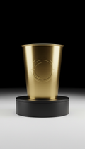 Gold logo latte cup limited edition